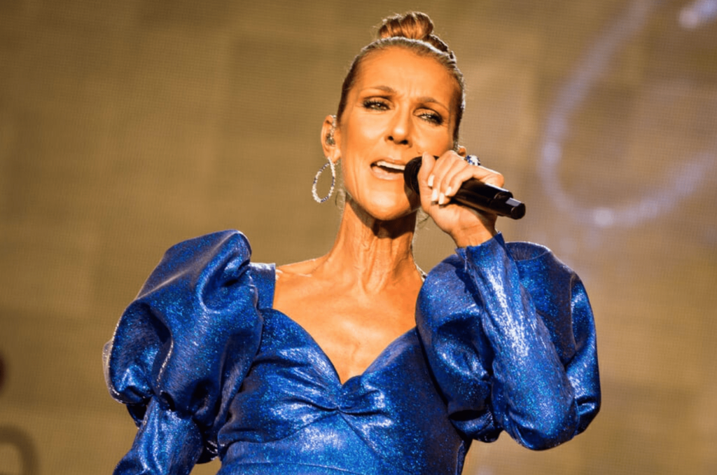 After receiving a diagnosis, Celine Dion makes her first musical performance.