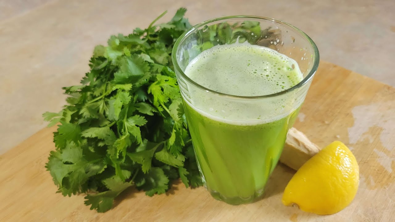 Title: Refresh Your Days with a Homemade Lemon, Cilantro & Ginger Drink