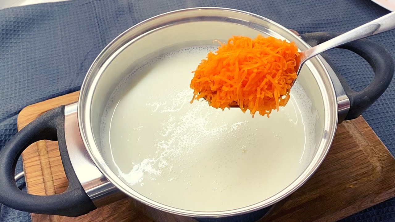 The Magical Blend: Carrots in Boiling Milk – A 5-Minute Wonder