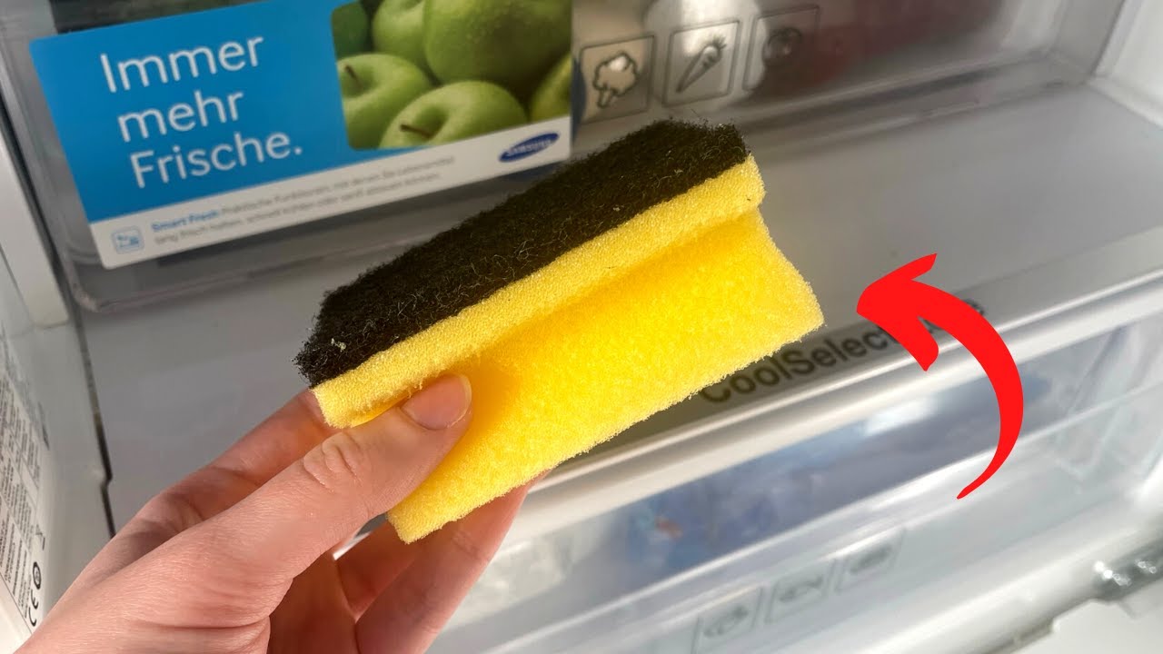 The Fridge Hack You Wish You Knew Sooner: A Simple Sponge Trick