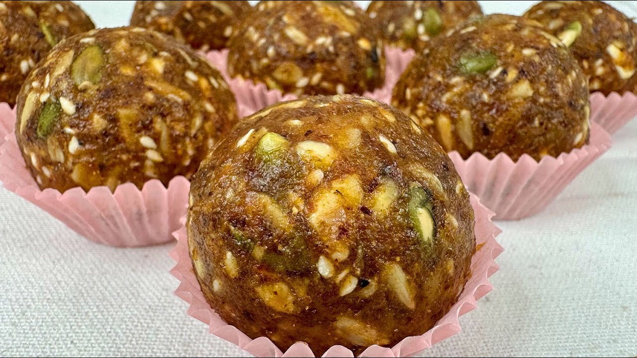 Quick and Easy Vegan No-Sugar Dessert Balls