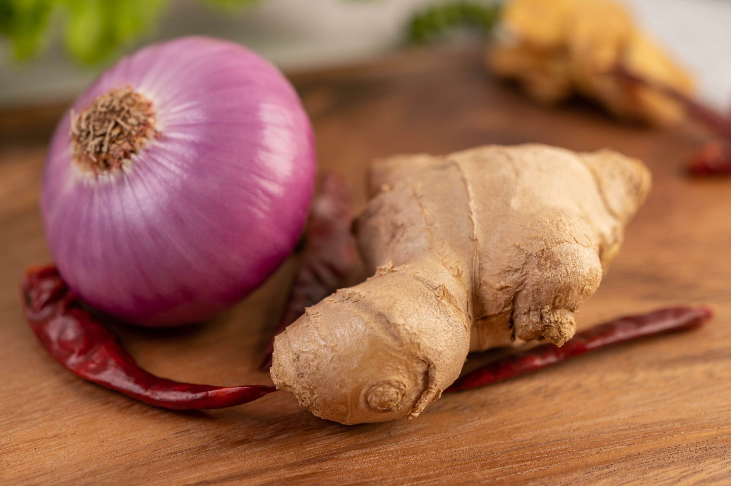 The Secret to a Healthful Life: The Red Onion and Ginger Duo