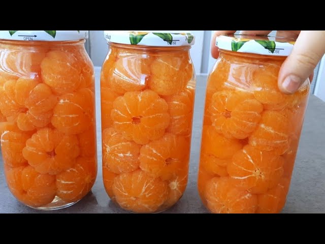 Enjoy Fresh Tangerines Year-Round: The Simplest Preservation Method!