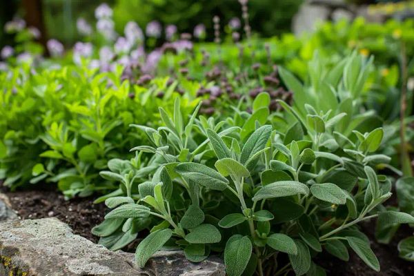 sage in home garden