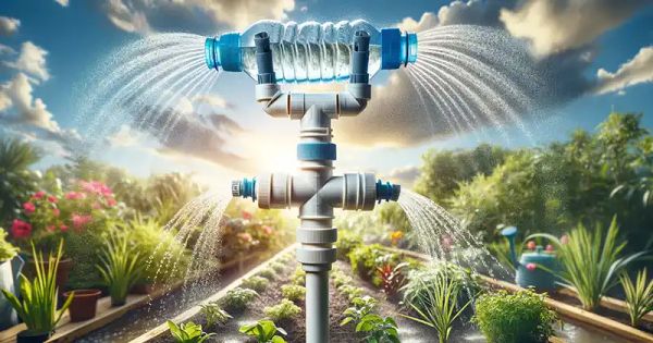 How to Make a Rotating Irrigation Sprinkler Using Plastic Bottles: An Easy and Affordable DIY Guide