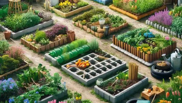 Economical and Original Ways to Fence Your Garden Beds