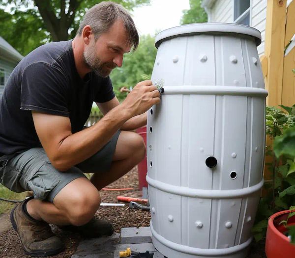 diy rain barrel