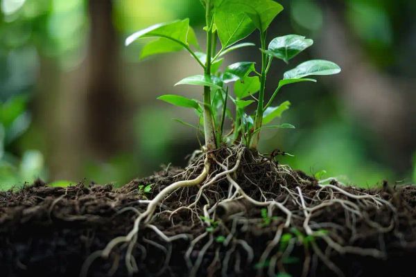 root system of a plant