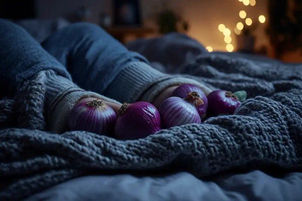 health benefits of using onion in socks